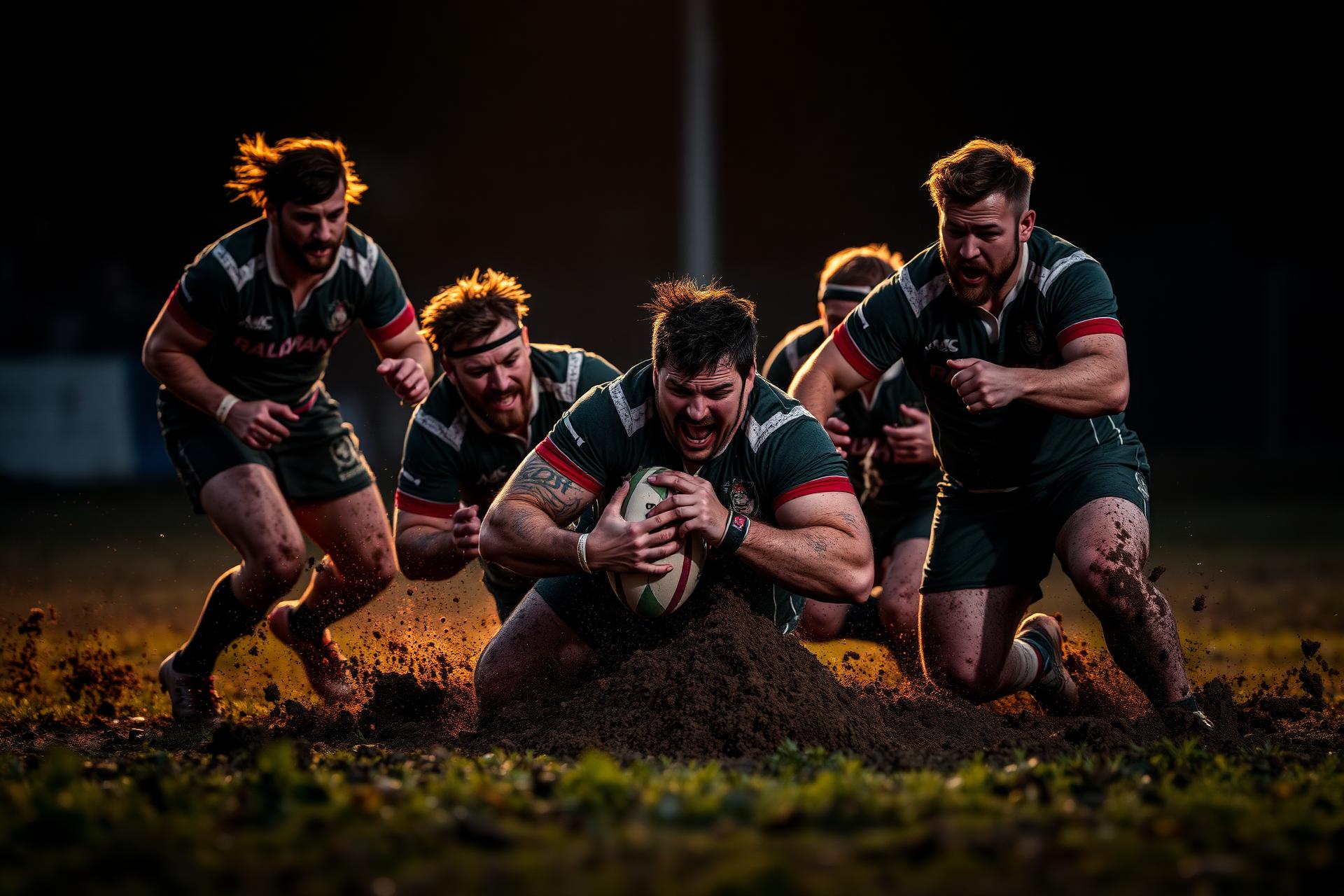 Azione di rugby al Ragusa Rugby